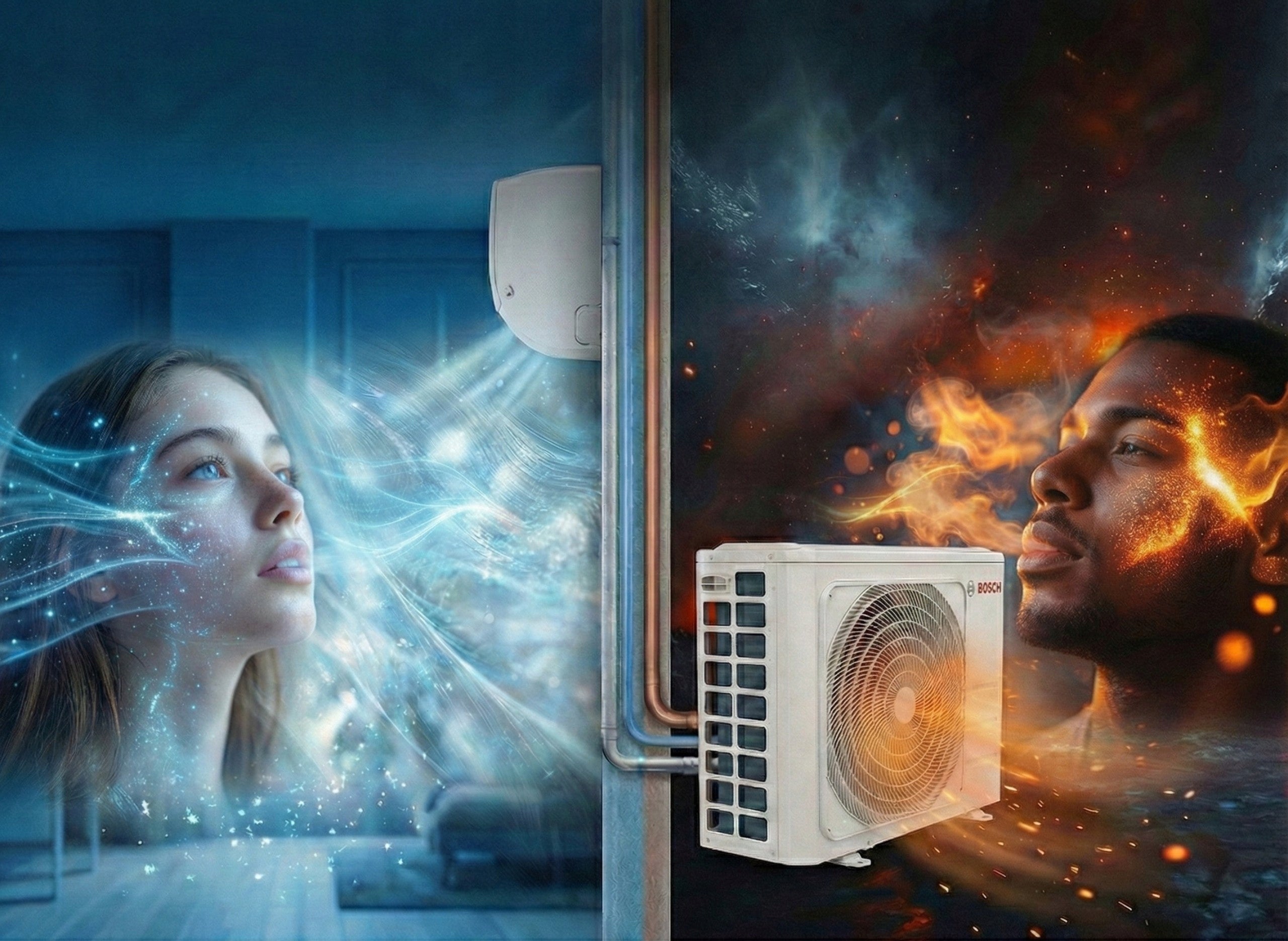 Air Conditioner Multi-Split Bosch Climate 5000 7.9 kW to 3 Units Energy class - cooling A++