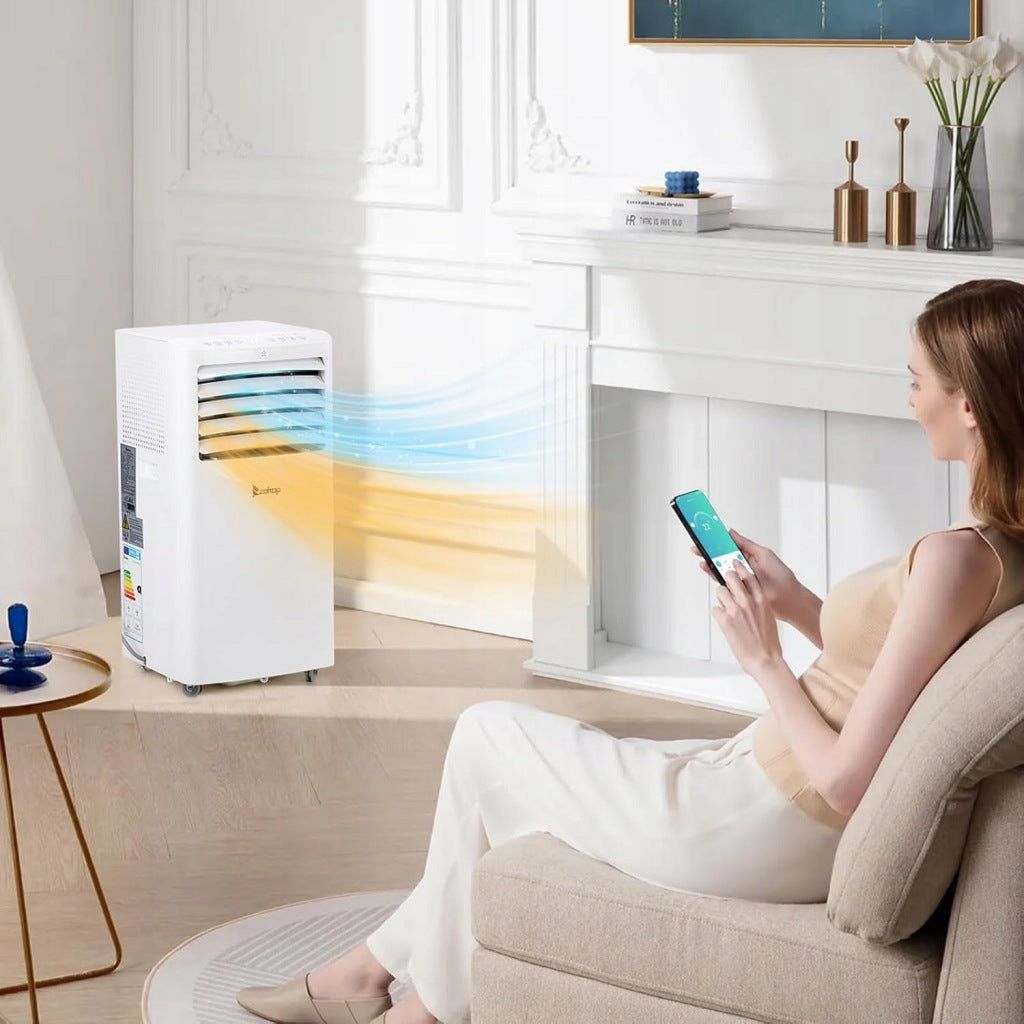 Air Conditioner Portable 12000 BTU WiFi Remote Control 5in1 Heating Dehumidification Brand Suntec