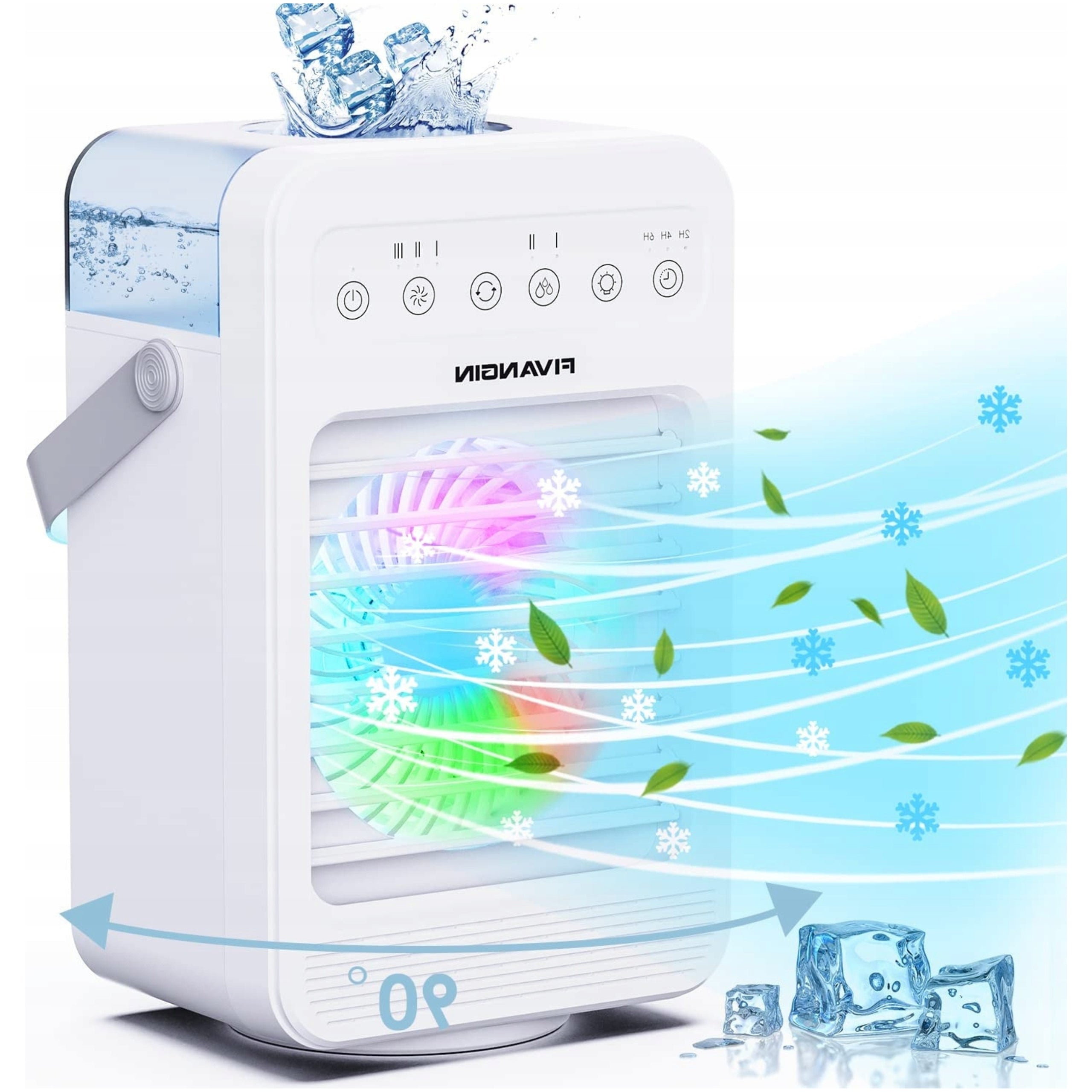 Air Conditioner Portable Mobile Air Cooler FIVANGIN F2A 10WH1C /R White