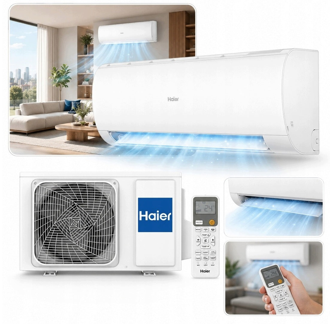 Air Conditioner Split Haier Pearl Neo Plus 2,7kW A++ WiFi UV 18dB White Matt