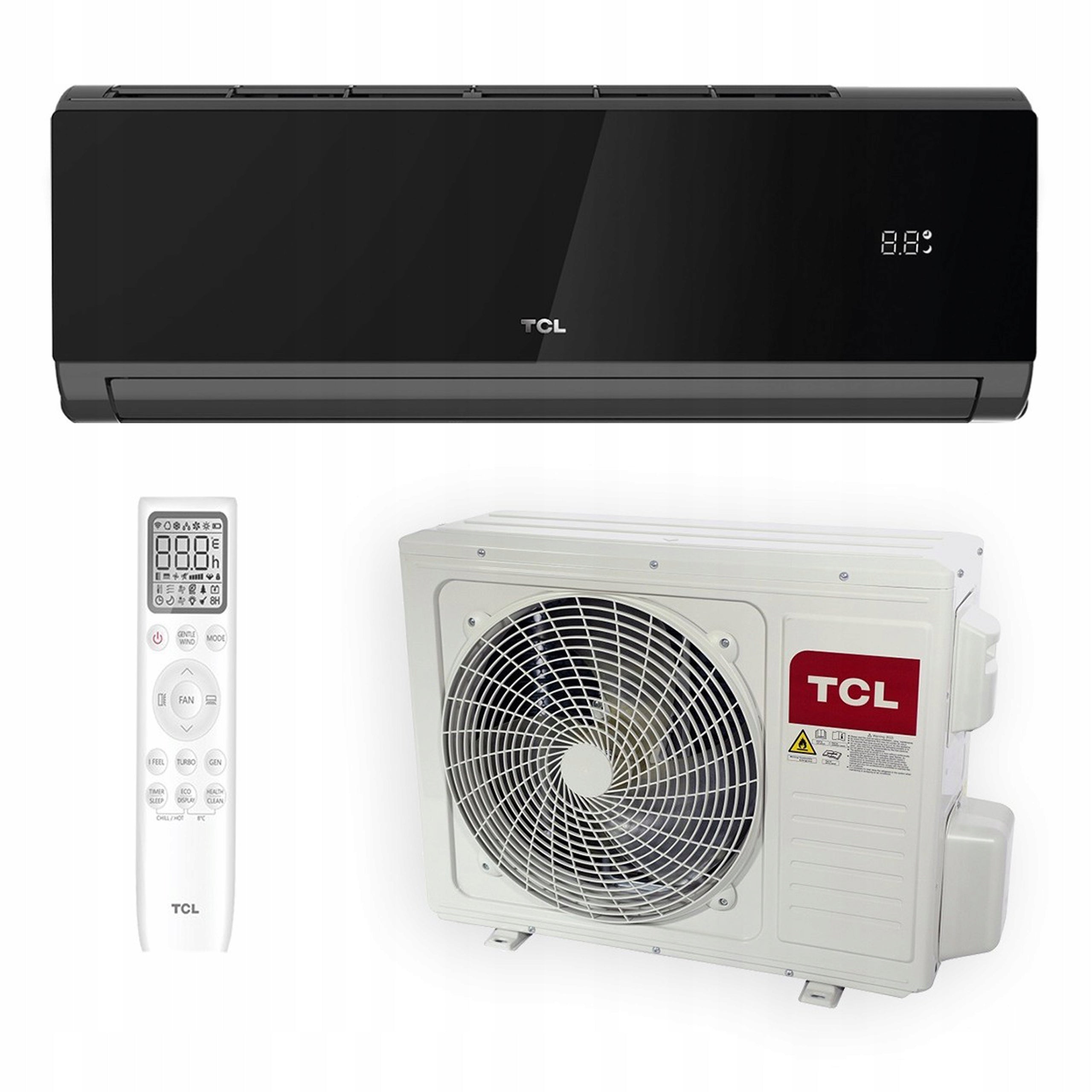 Air Conditioner TCL Elite Dark Black 5,1kW WiFi Air Conditioning Heating Set