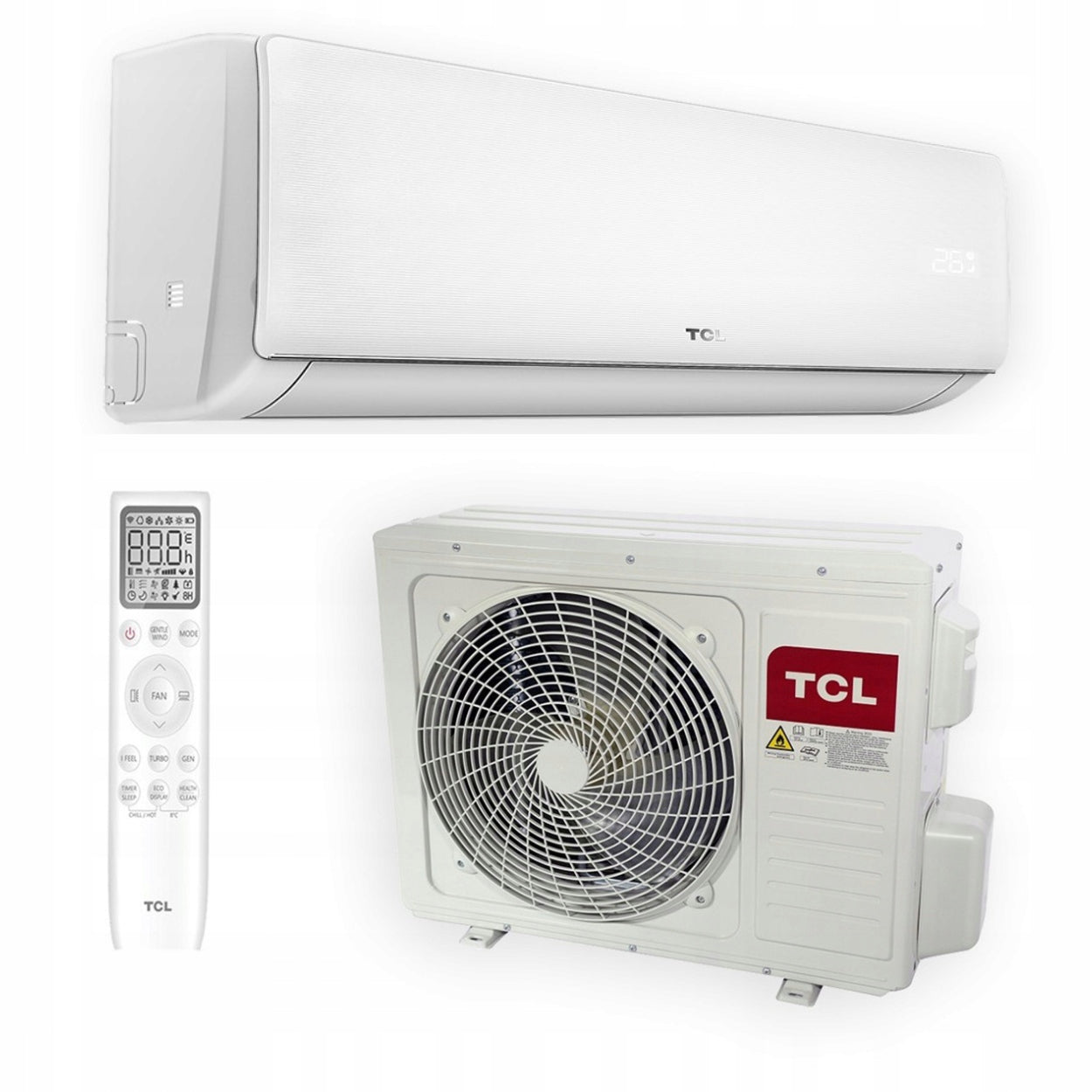 Air Conditioner TCL Elite White 3,5kW 4D WiFi Air Conditioning Heat Pump