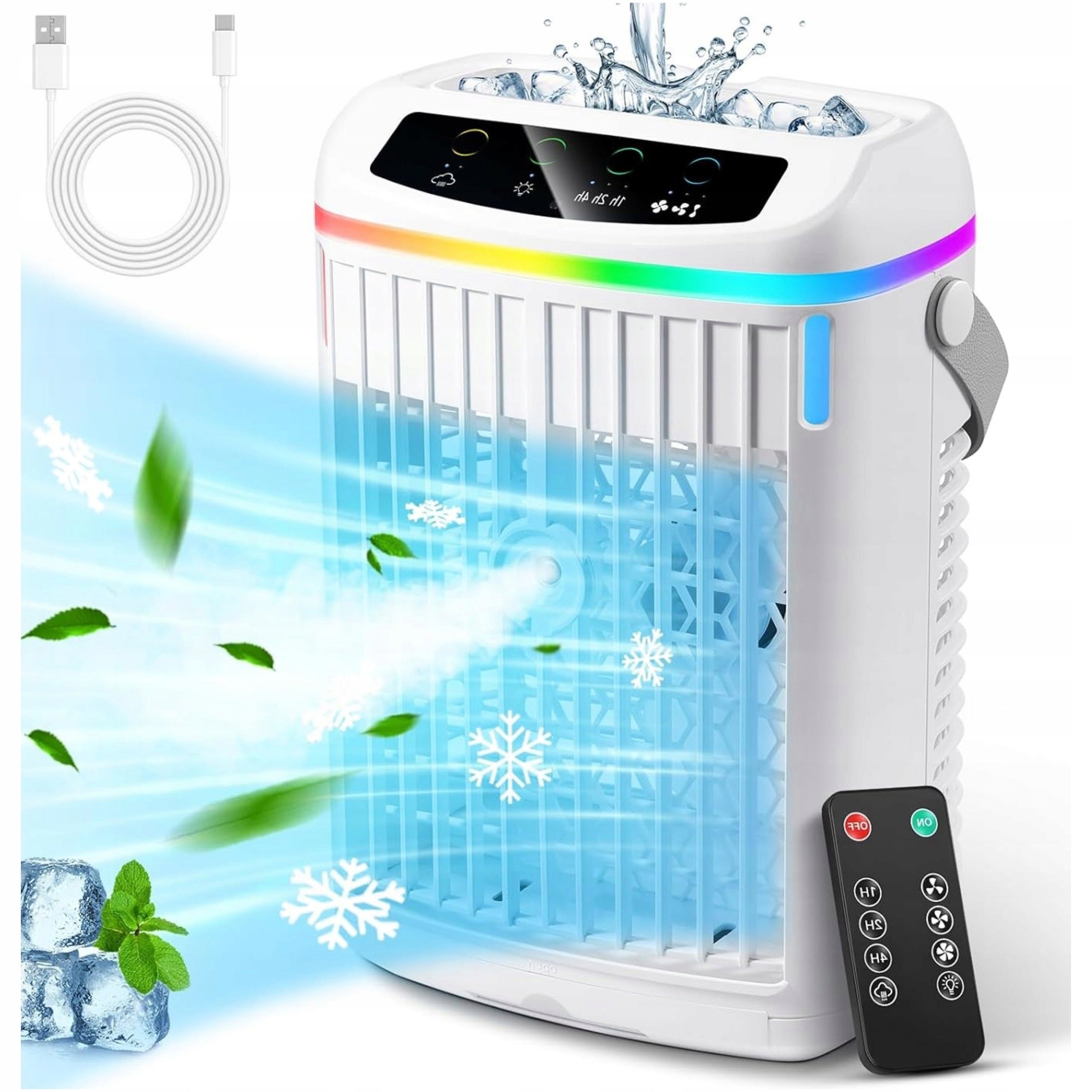 Air Conditioner VONLIMEN Small Portable Desk Fan White 1,2L Capacity