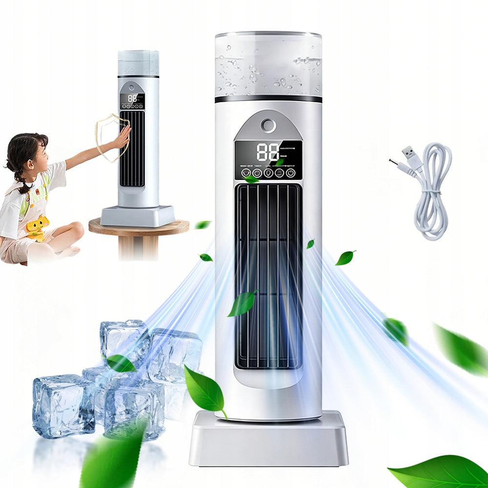 Air Conditioner Water Ventilator Desk Small Column For Air Cooling