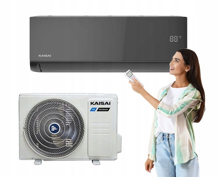 Air Conditioning Kaisai ICE Black 5,3kW 50m2 Winter Package