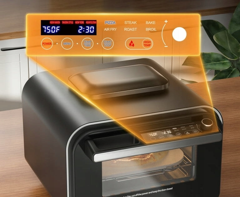 Air Fryer AIR FRYER ELECTRIC PIZZA OVEN 1800W + 6in1 Stone Manufacturer code GA Homefavor