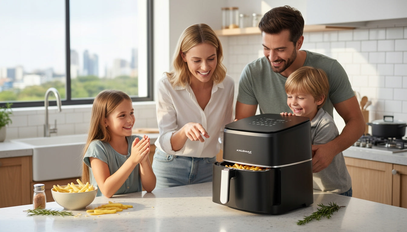 Air Fryer Fat Free Air Fryer 9L Fryer Programs Large Bowl Strong Packaging status original