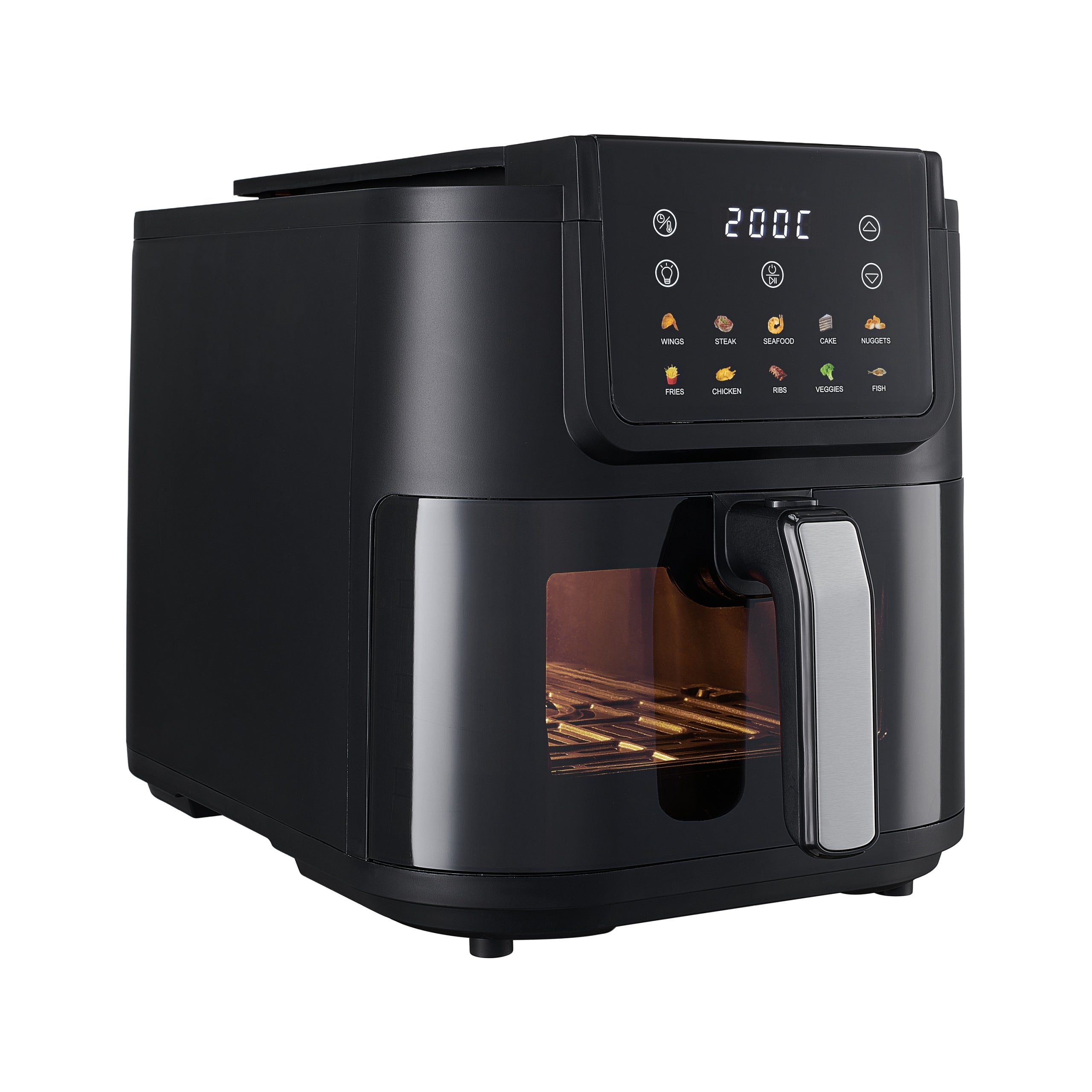 Air Fryer Fat Free Air Fryer BYRGEN Fryer 8L Large Drawer Window Brand Byrgen