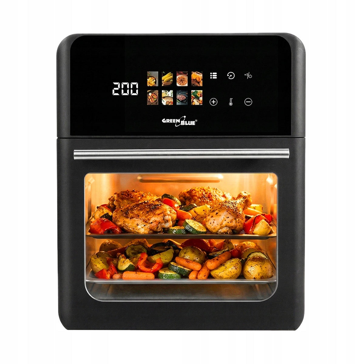 Air Fryer Fat Free Fryer XL Strong 1800W LARGE 10L 8 programs