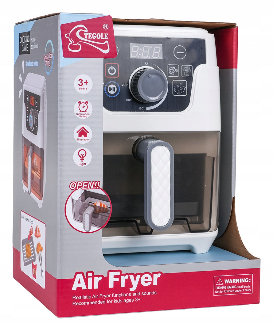 Air Fryer with Light and Sound Function + Accessories Packaging status original