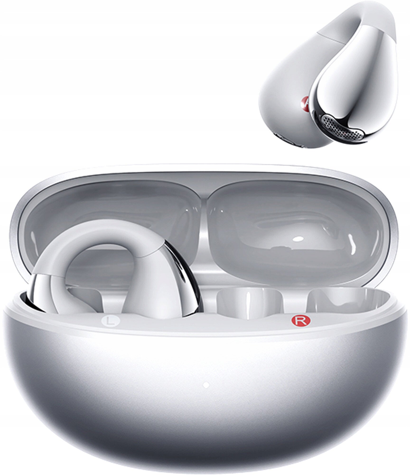 Air Headphones QCY Crossky Clip C30S Silver Model Crossky C30