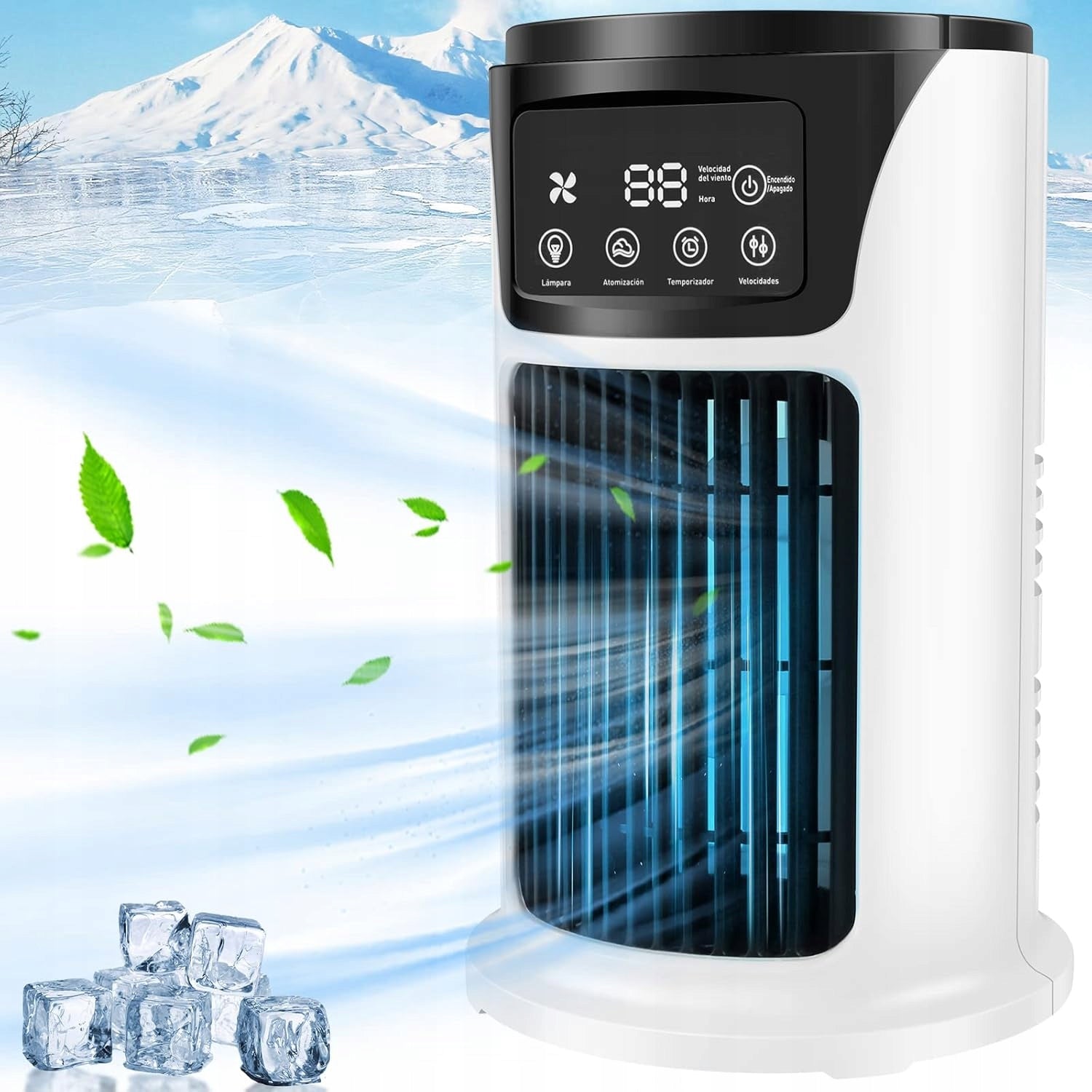 Air Heater Mini Portable Room Water FAN ICE WINDMILL