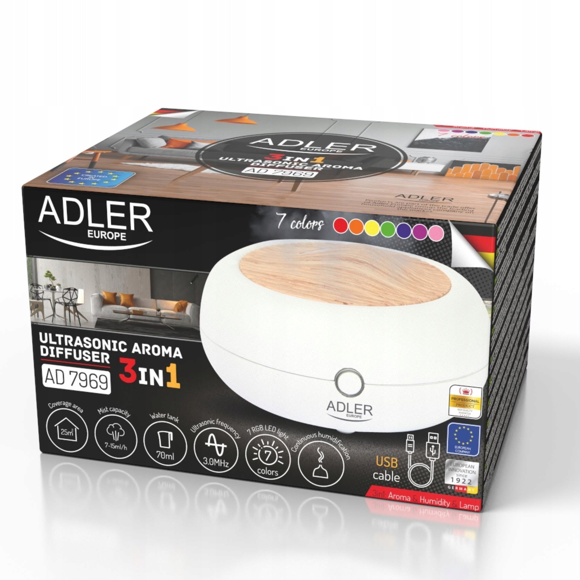 Air Humidifier FRAGRANCE DIFFUSER for Essential Oils AROMATYZER Medical device no