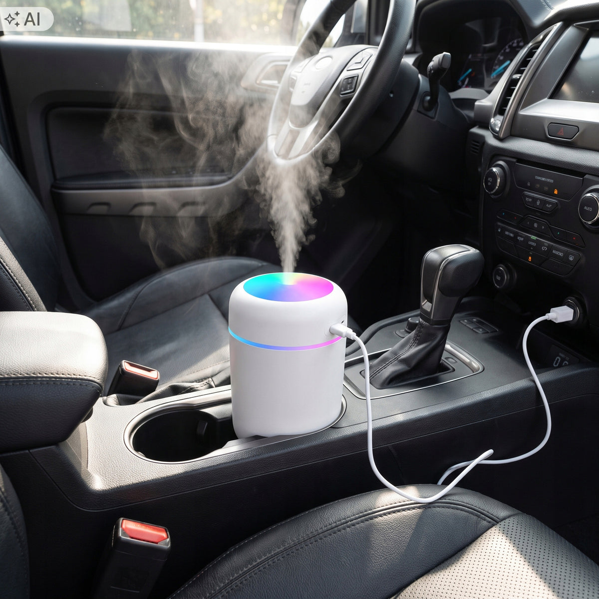 Air Humidifier Fragrance Diffuser for Car Mini USB 300ml Packaging status original