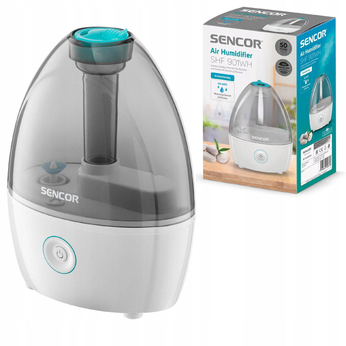 Air Humidifier Sencor SHF 901WH 90 ml/h 18m2 EAN (GTIN) 8590669308378