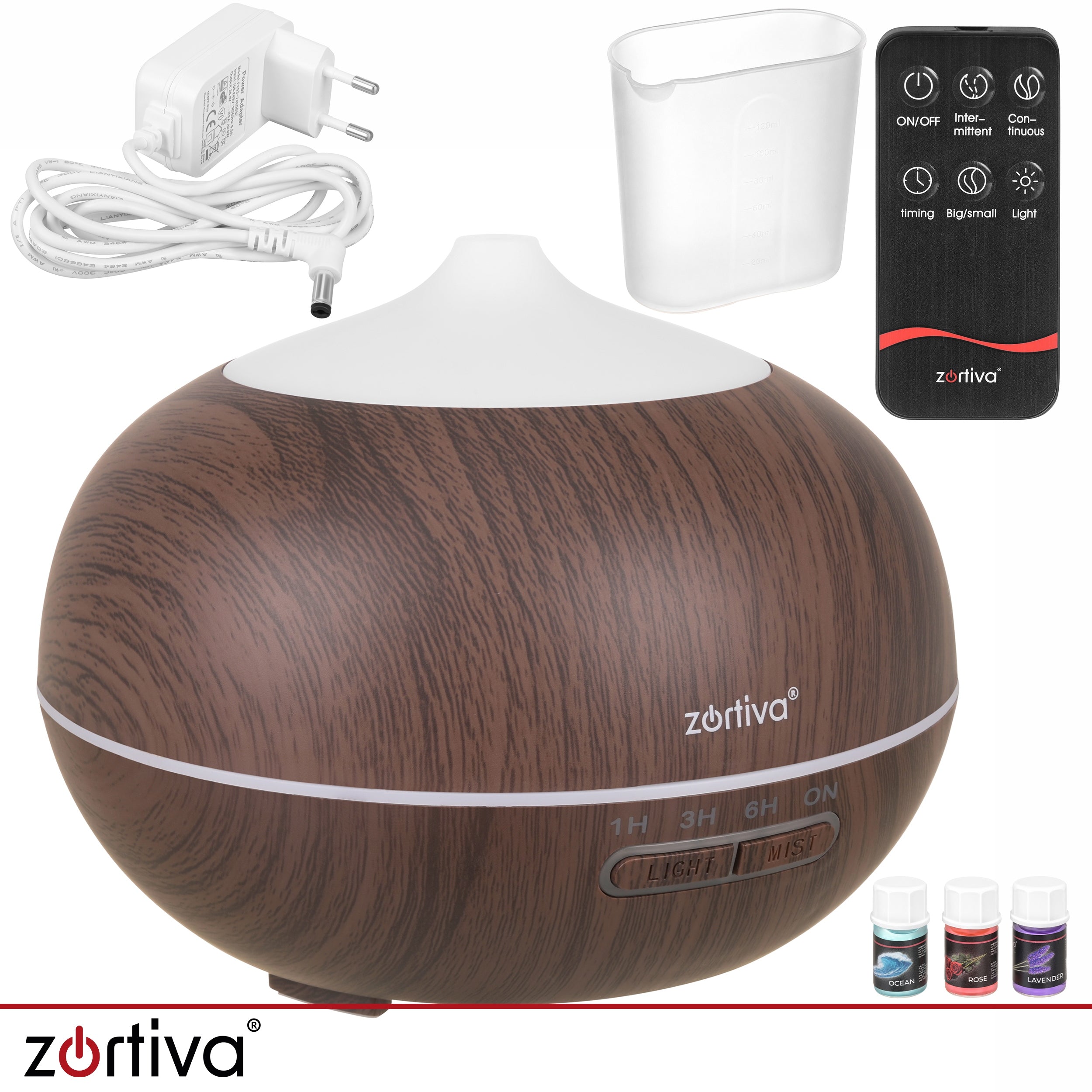 Air Humidifier Ultrasonic Diffuser Aromatherapy Scented LED Remote Control Packaging status original