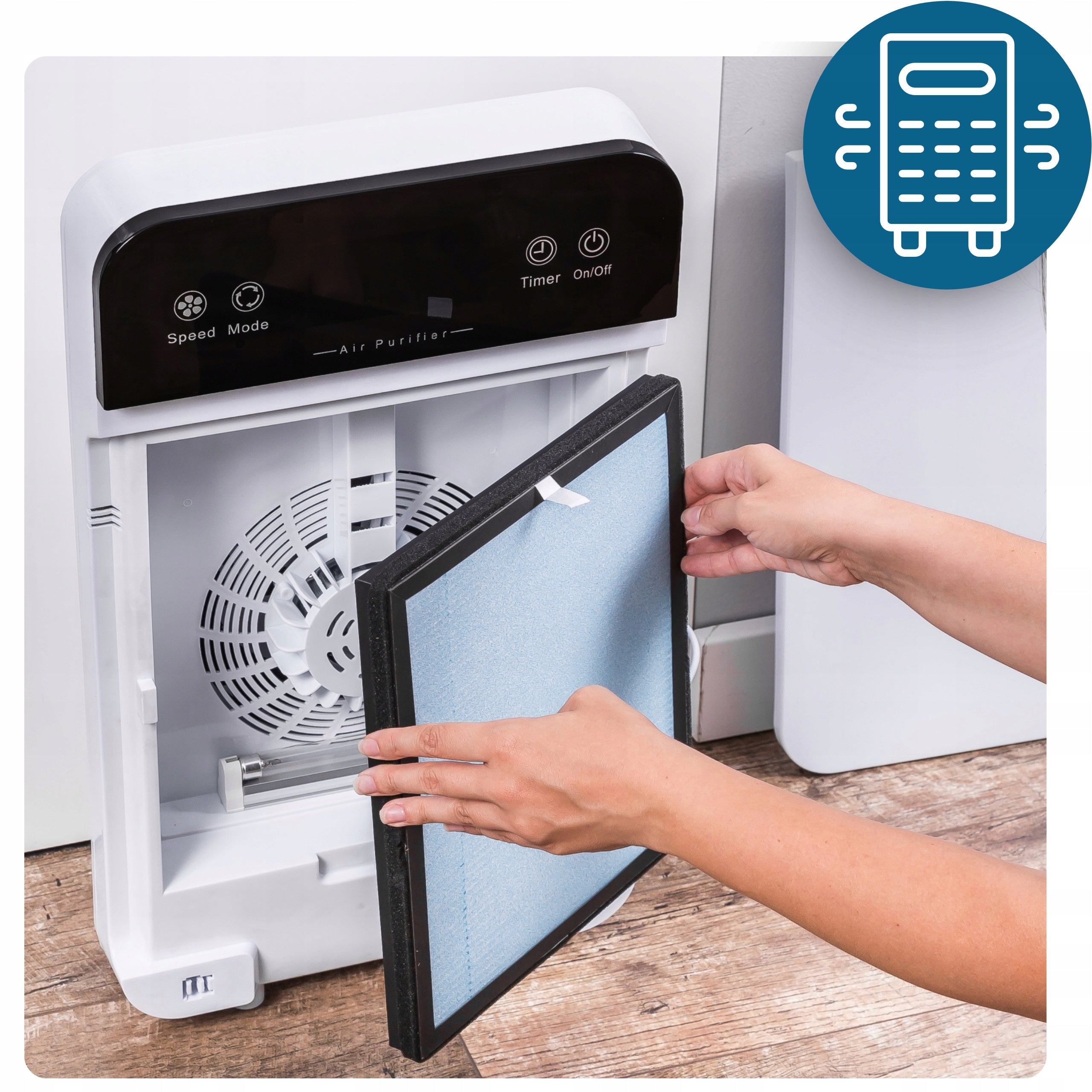 Air Purifier Automatic 7in1 Ionization Sterilization 2x HEPA Filter Manufacturer code Oczyszczacz powietrza Automatyczny Ozonator
