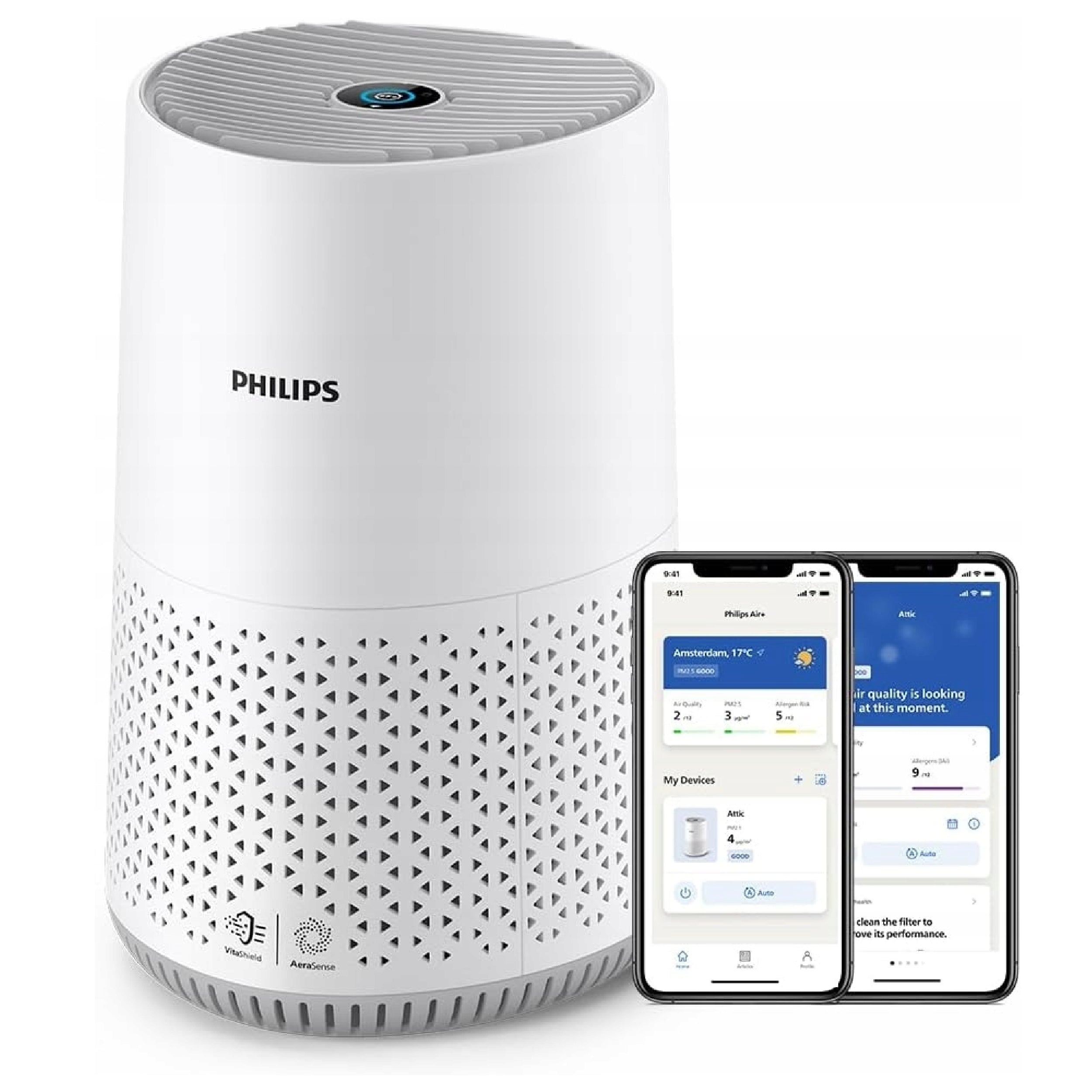 Air Purifier PHILIPS Series 600 AC0651/10 NanoProtect HEPA 44 m2