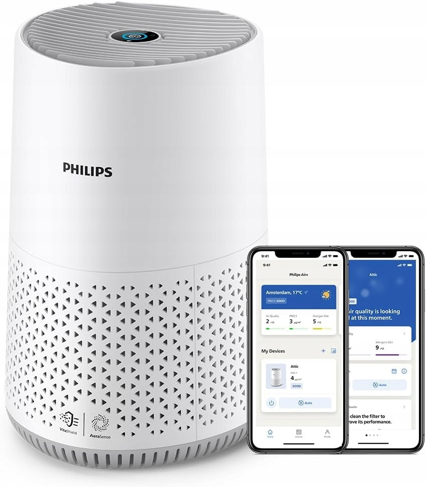 Air Purifier PHILIPS Series 600 AC0651/10 NanoProtect HEPA 44 m2