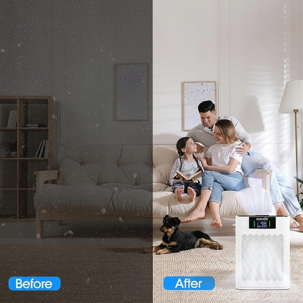 Air Purifier SereneLife HEPA WiFi 100m² Smart Medical device no