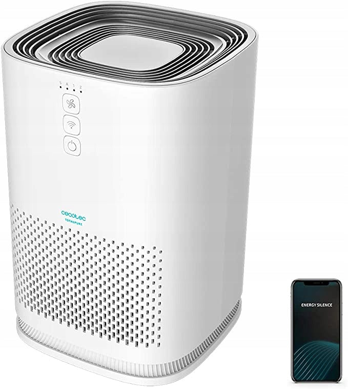 Air Purifier TotalPure 1500 Connected Cecotec Ionization White 20m2