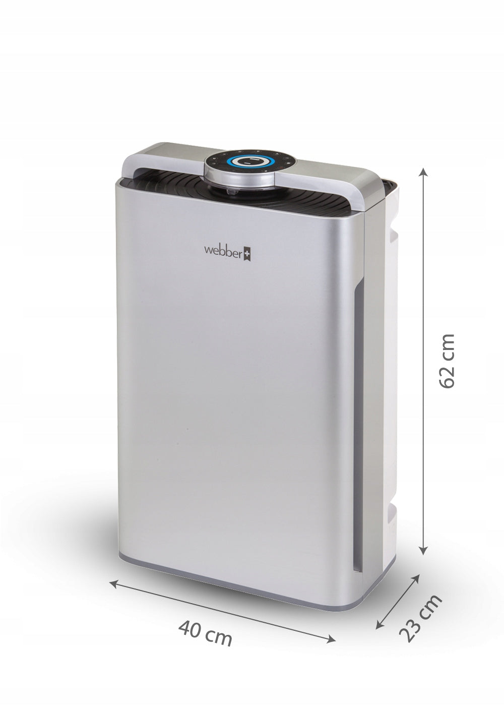 Air Purifier Webber AP9700 WIFI HEPA13 UV Ionizer Humidifier Product weight with unit packaging 13.8 kg