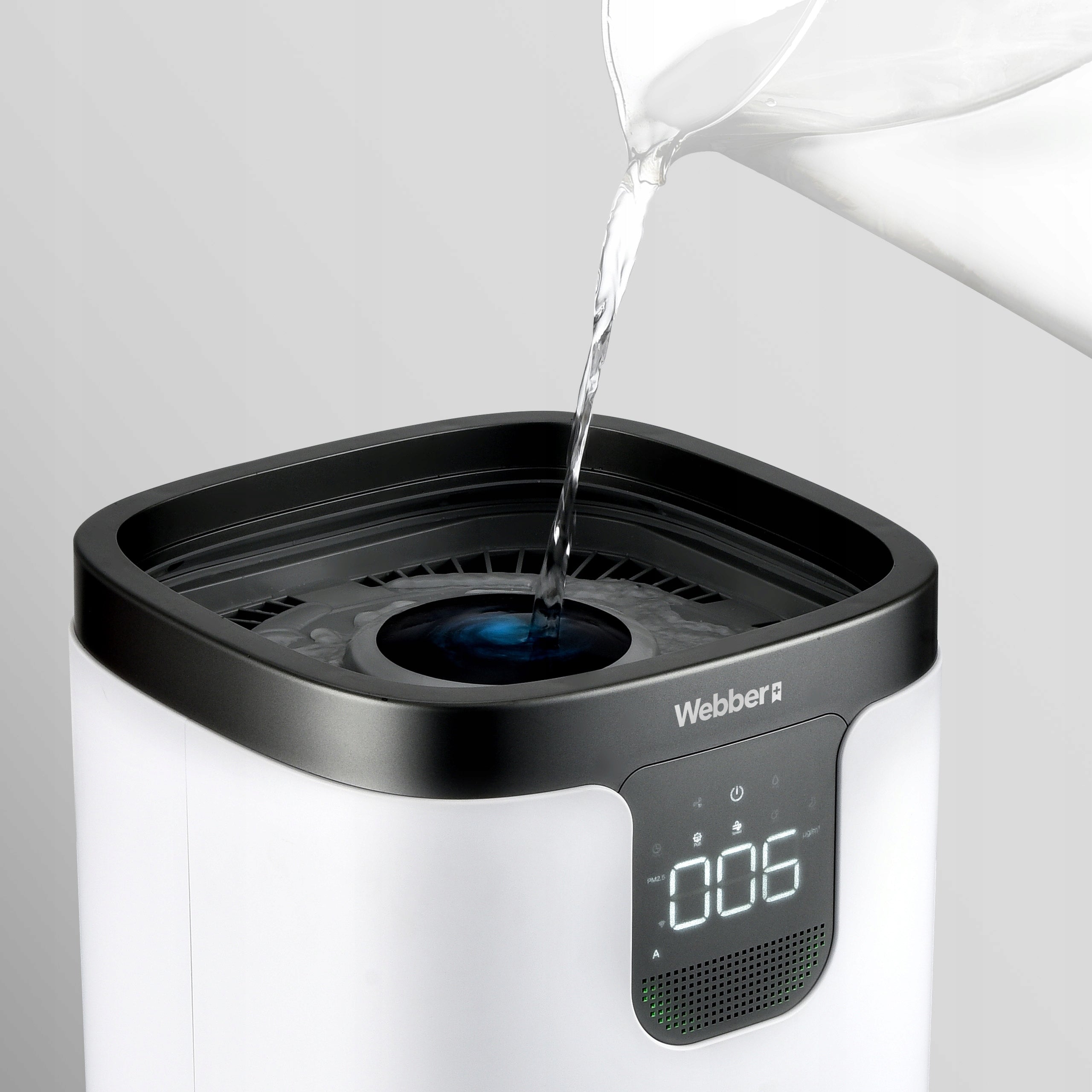 Air Purifier Webber APEH11003 WIFI HEPA 12 UV Ionizer Humidifier Brand Webber