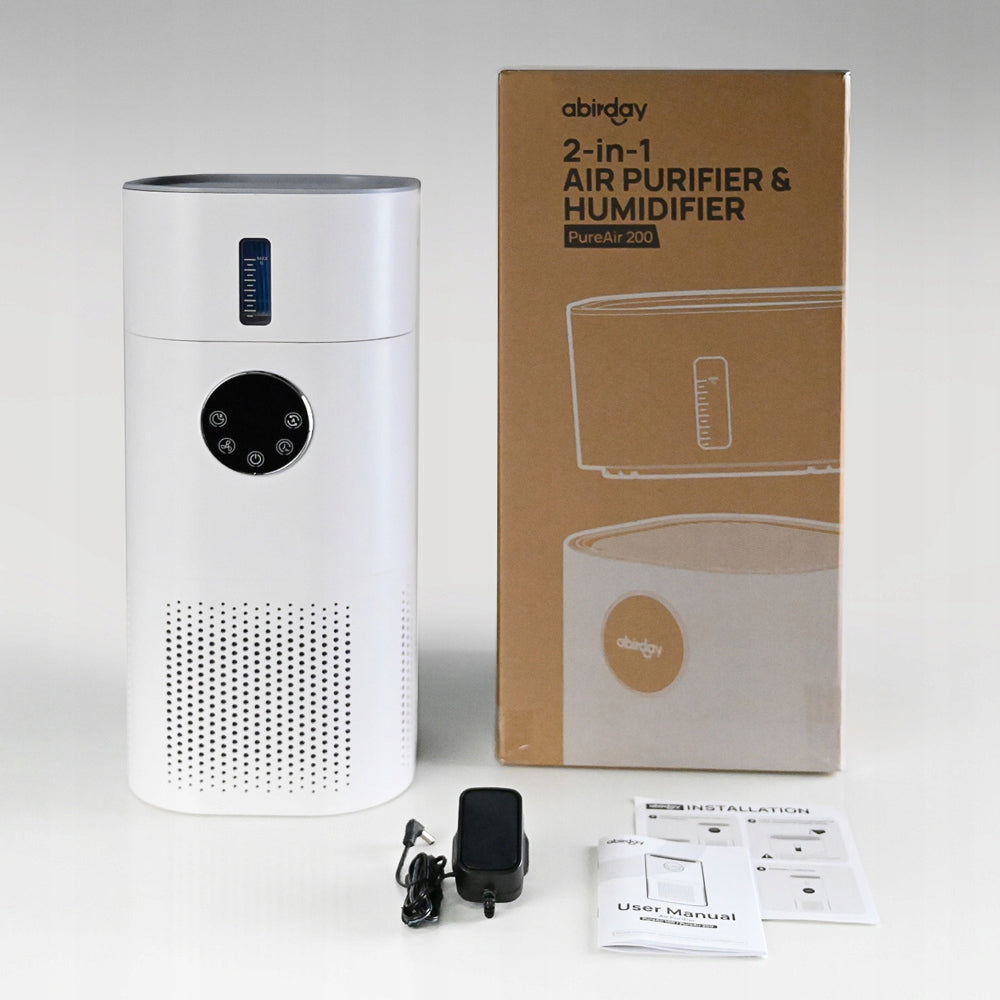 Air Purifier with Humidifier Diffuser 2in1 + HEPA Filter H13 Manufacturer code Oczyszczacz powietrza nawliżacz ewaporacyjny