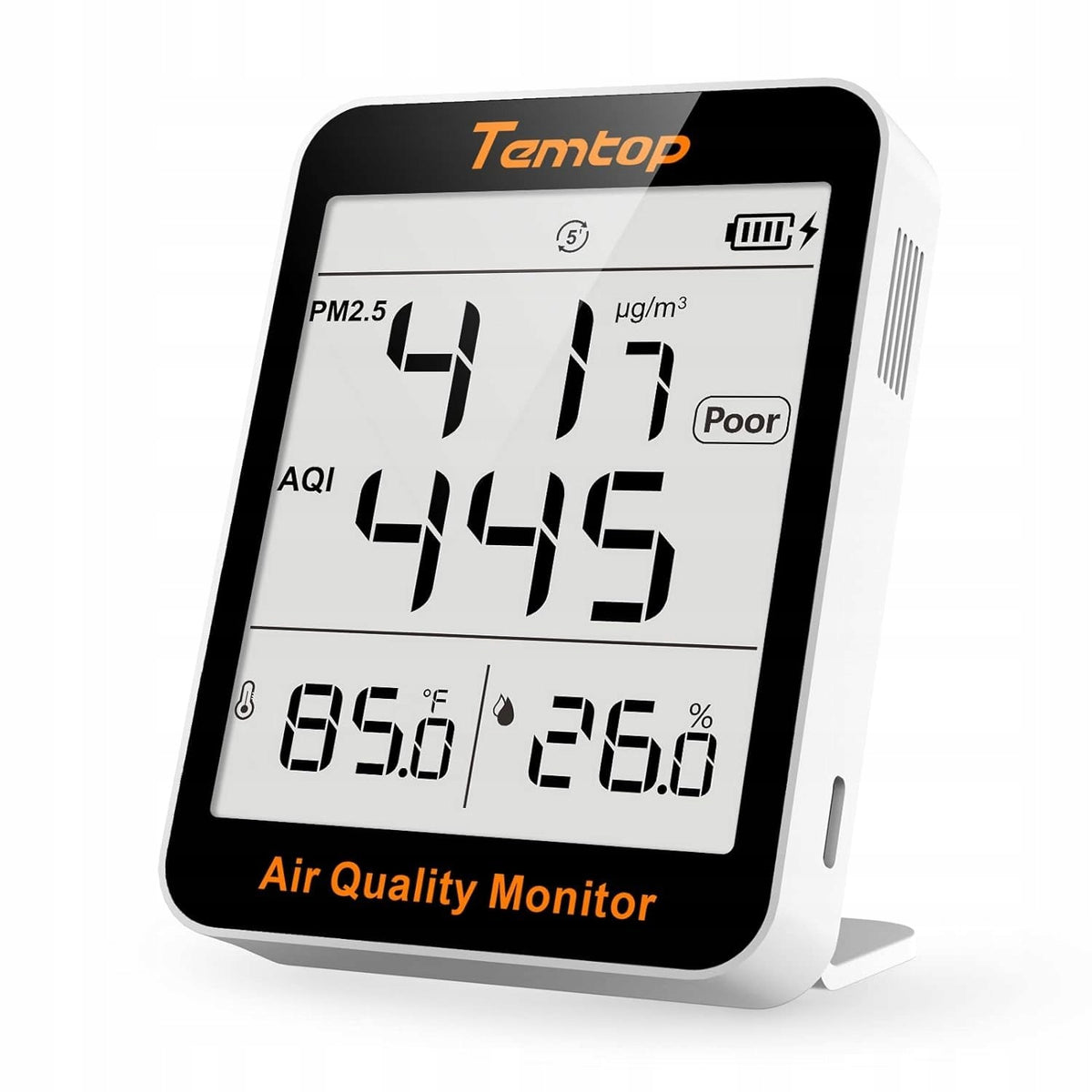 Air Quality Monitor Temtop PM2.5 Temperature and Humidity Sensor