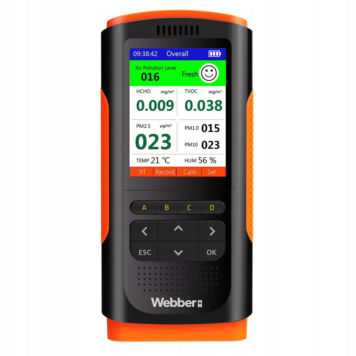 Air Quality Station UP900 7in1 PM2.5 PM10 HCHO TVOC USB Webber Manufacturer code 05UP900