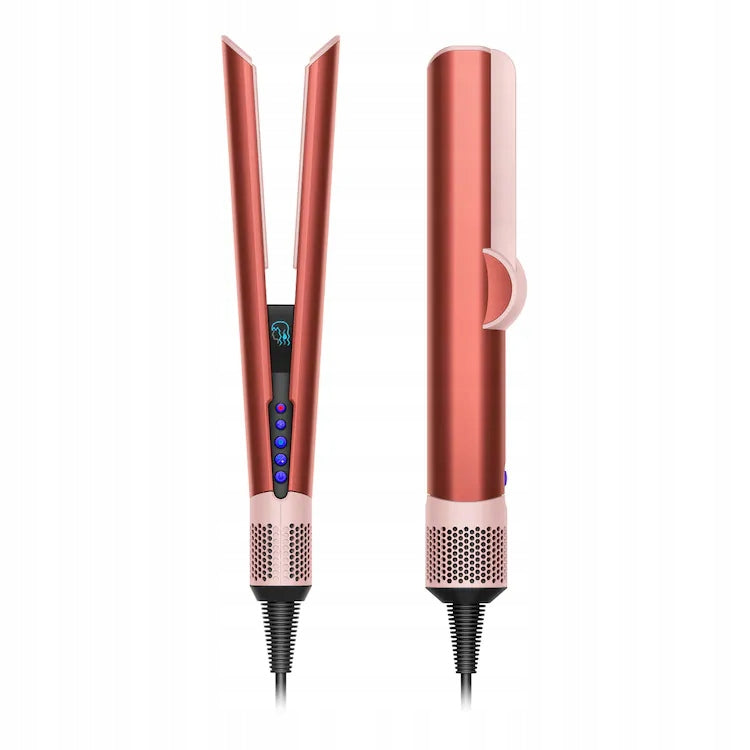 Air Straightener for damp and dry hair 2in1 red