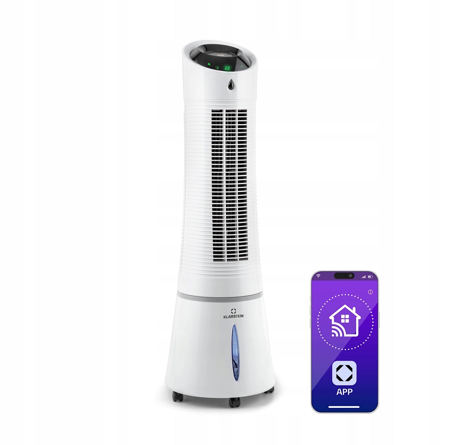 Air conditioner Klarstein Skyscraper Ice column WiFi 30W 210m³/h white 10040206