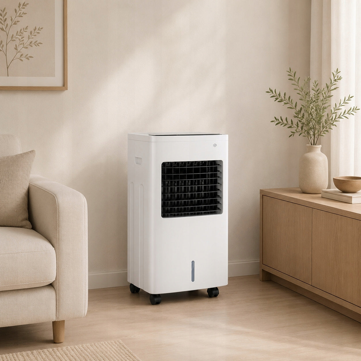 Air conditioner OneConcept Freeze Me 400 m³/h 8L white remote control timer Humidifier Brand OneConcept