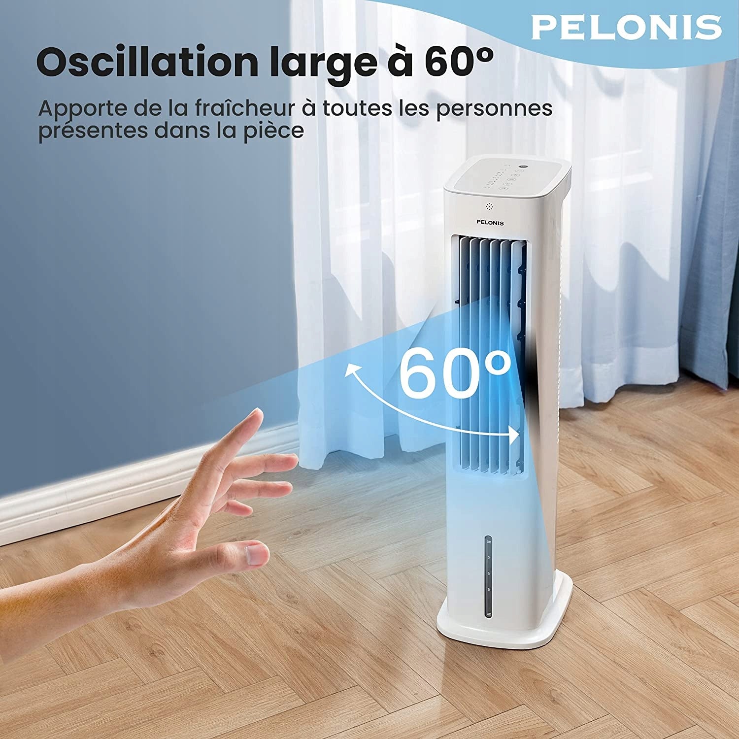 Air conditioner PELONIS AIR COOLER 55 W Dominant color white