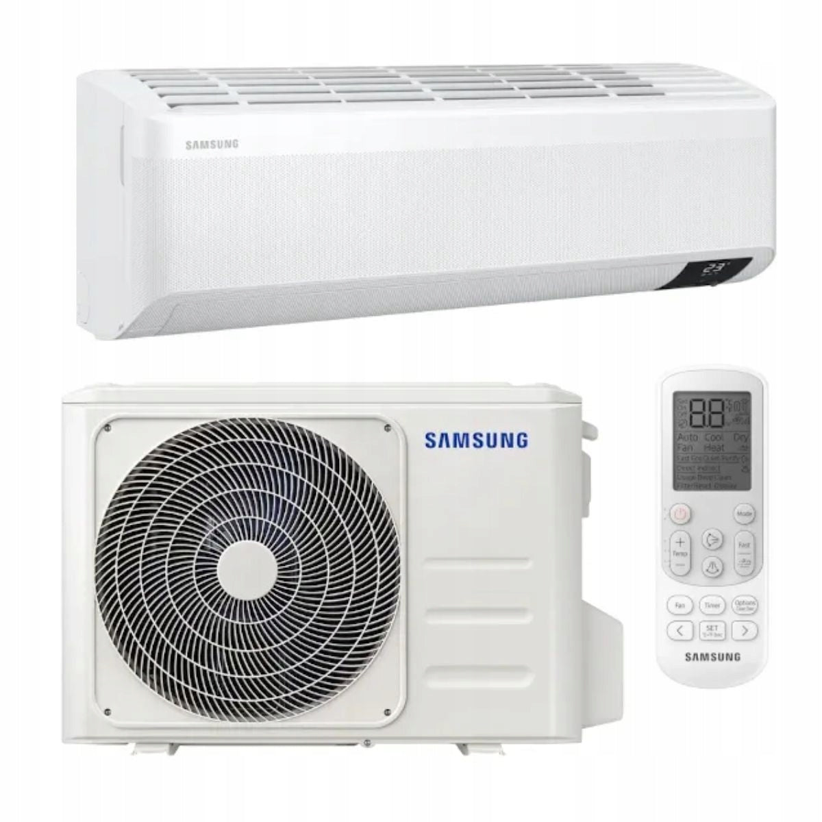 Air conditioner Samsung WindFree Elite S2 2,5/3,2 kW + assembly Wawa and surroundings