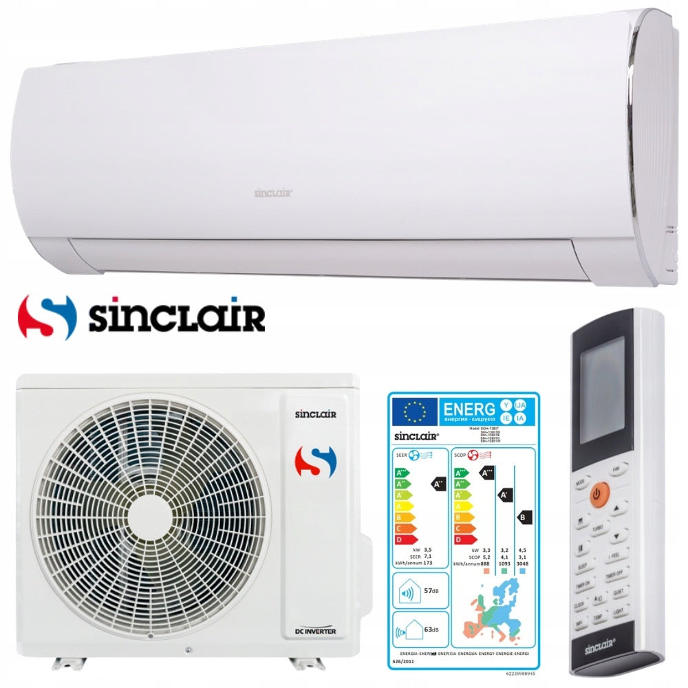 Air conditioner Sinclair Terrel 3,5 kW WiFi R32 iFeel white split