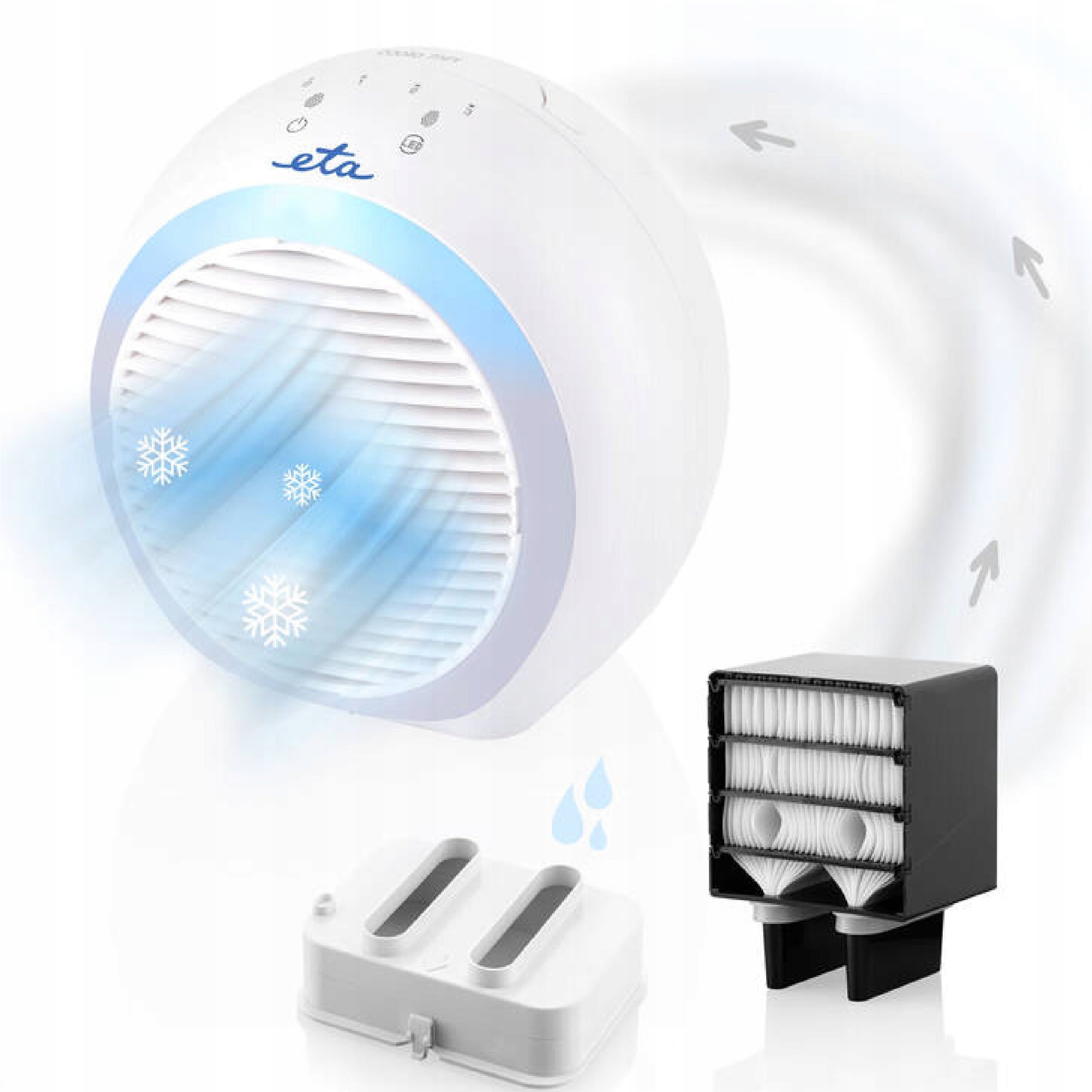 Air conditioner air conditioner ETA eta156890000 7W humidifier 3 speed backlight