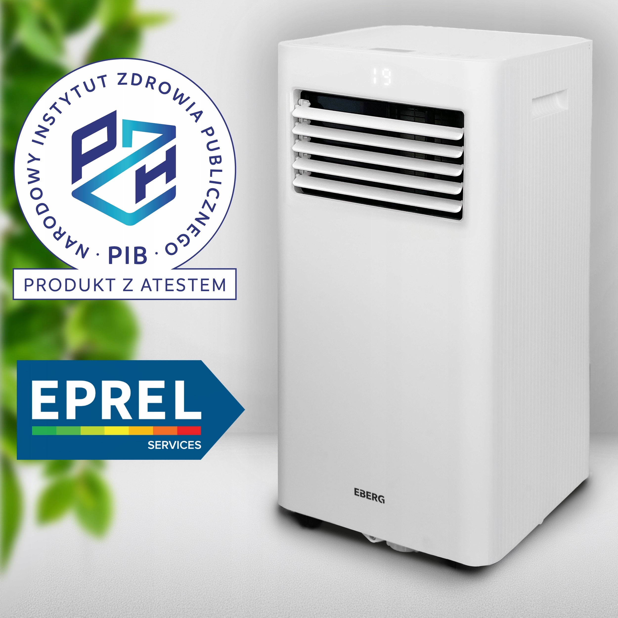 Air conditioner portable dehumidifier EBERG RIO 3kW 2xLED WiFi 24l/24h Brand EBERG