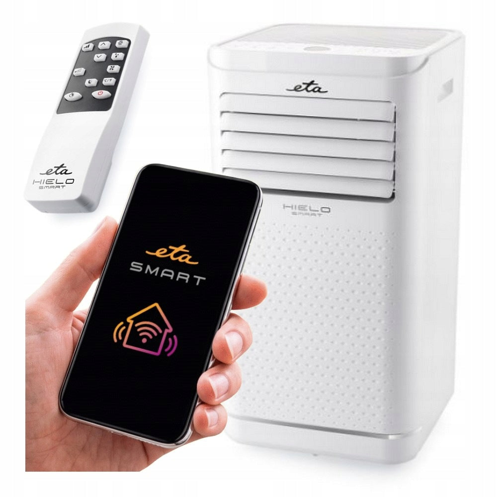 Air conditioner portable powerful 2,6 kW WiFi air conditioning mobile application Eta