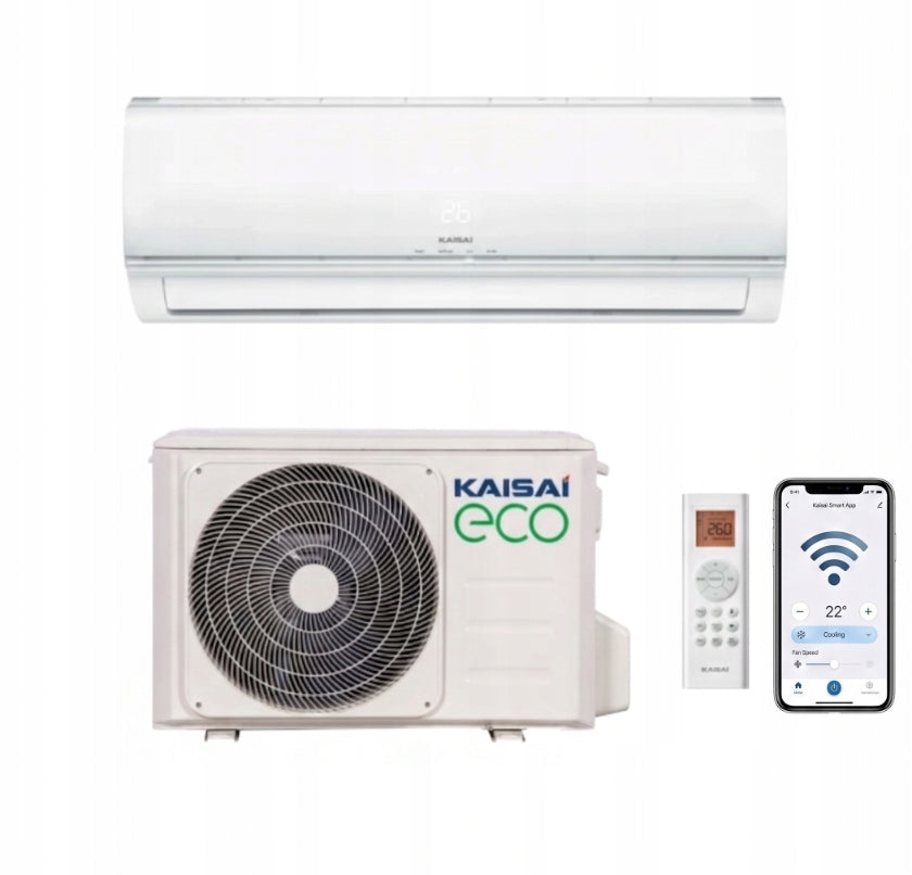 Air conditioner with heating function KAISAI Eco 3,5 kW KEX-12KTH2I / KEX-12KTH2O