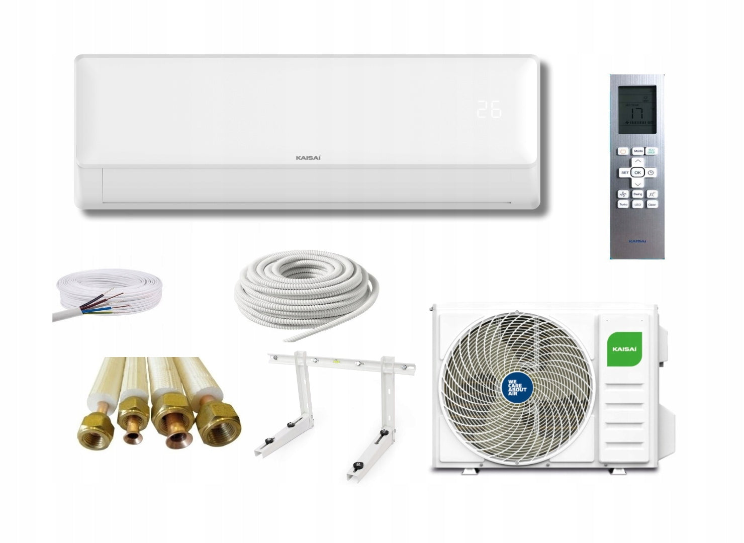 Air conditioning Air conditioner Kaisai FLY+ 3,5kW Wi Fi KKWX12 Assembly kit
