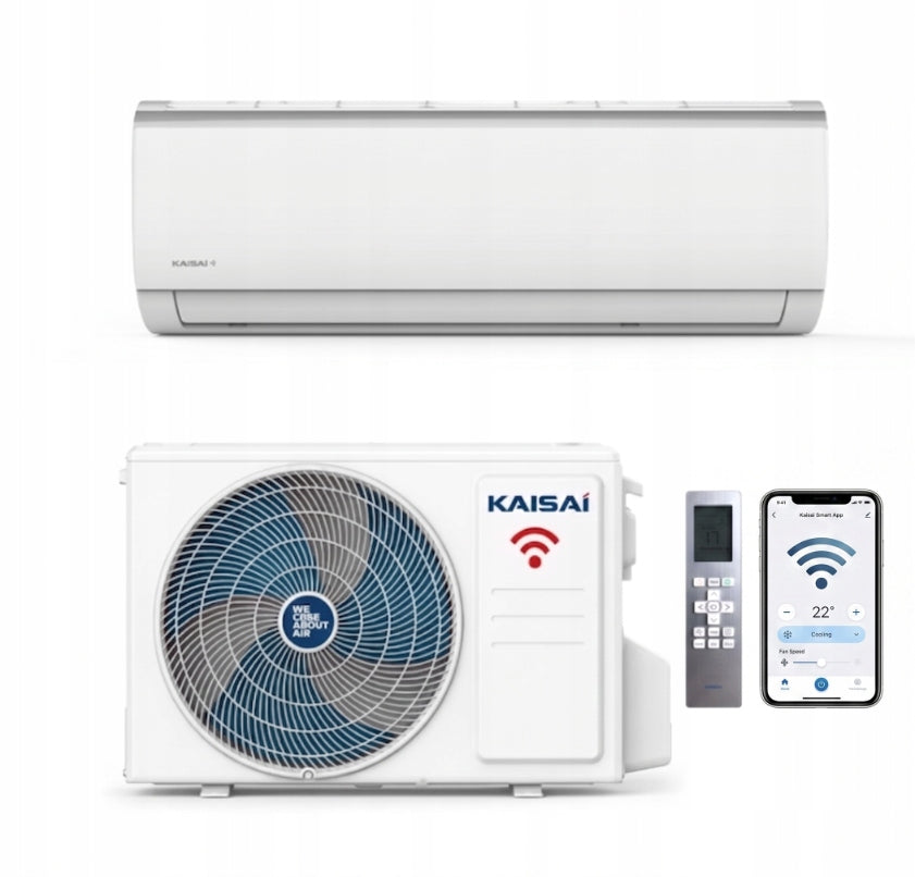 Air conditioning KAISAI wall air conditioner split FLY 3,5 kW home WiFi remote control