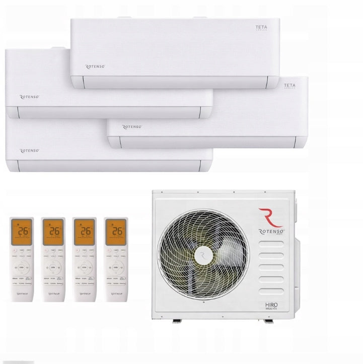 Air conditioning Rotenso Multisplit 4x 2,6kW TETA White for home 120m2