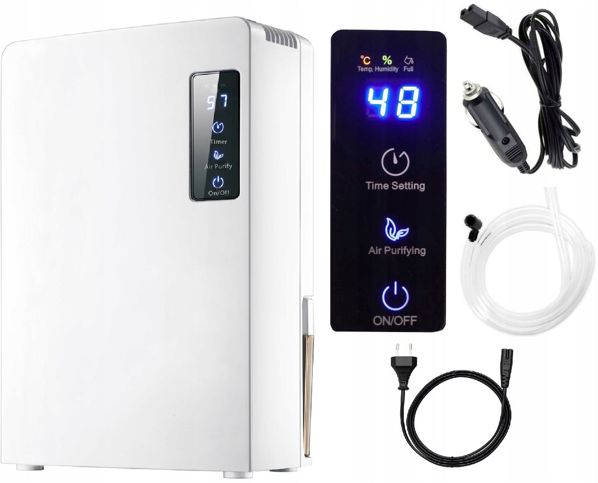 Air dehumidifier, moisture absorber UV+TiO2+12V