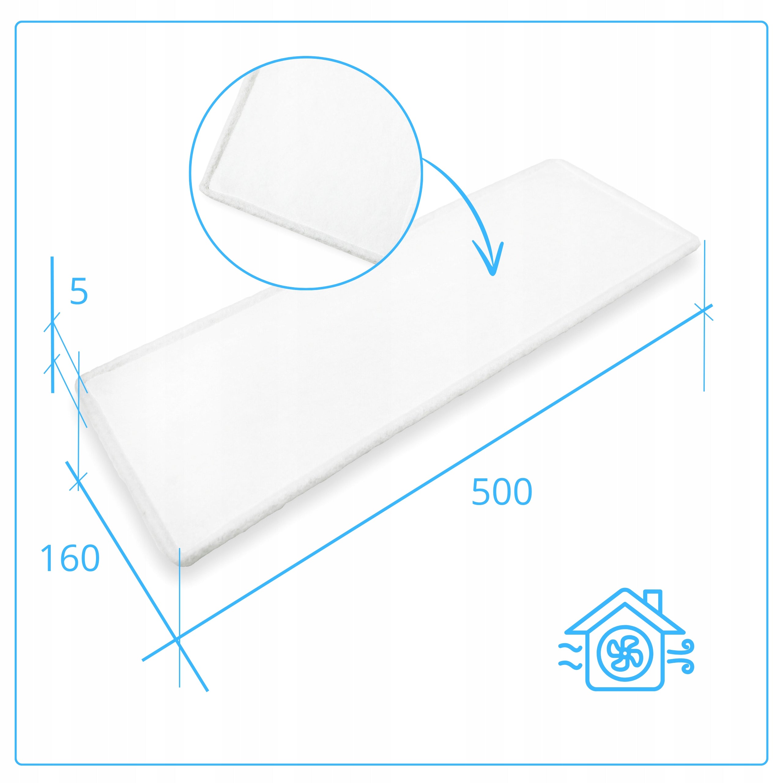 Air filter G4 Recuperator Zehnder Comfoair Q 350 450 600 Aeris Next Packaging status original