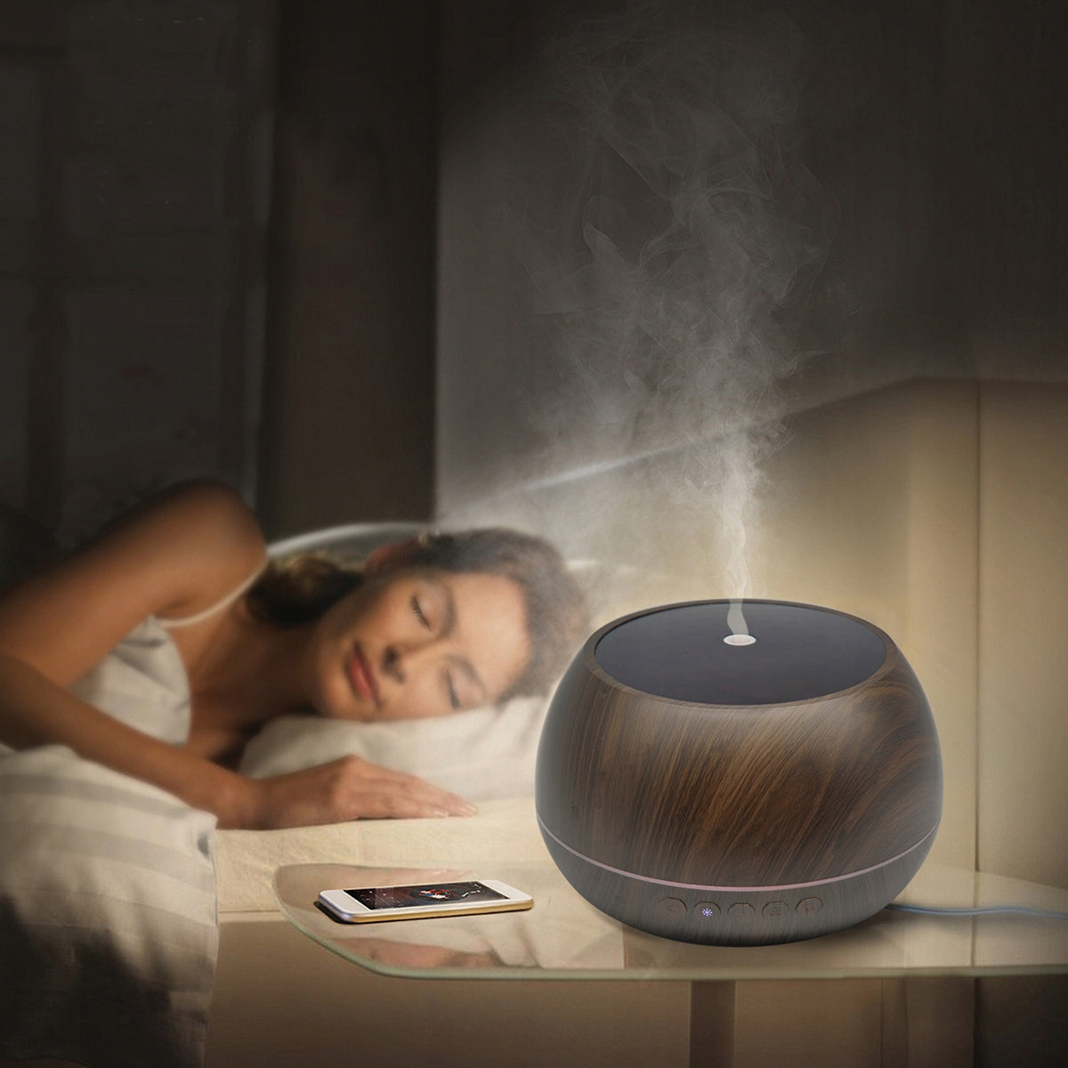 Air humidifier IONIZER aromatherapy LAMP 1L diffuser EAN (GTIN) 5907595456203