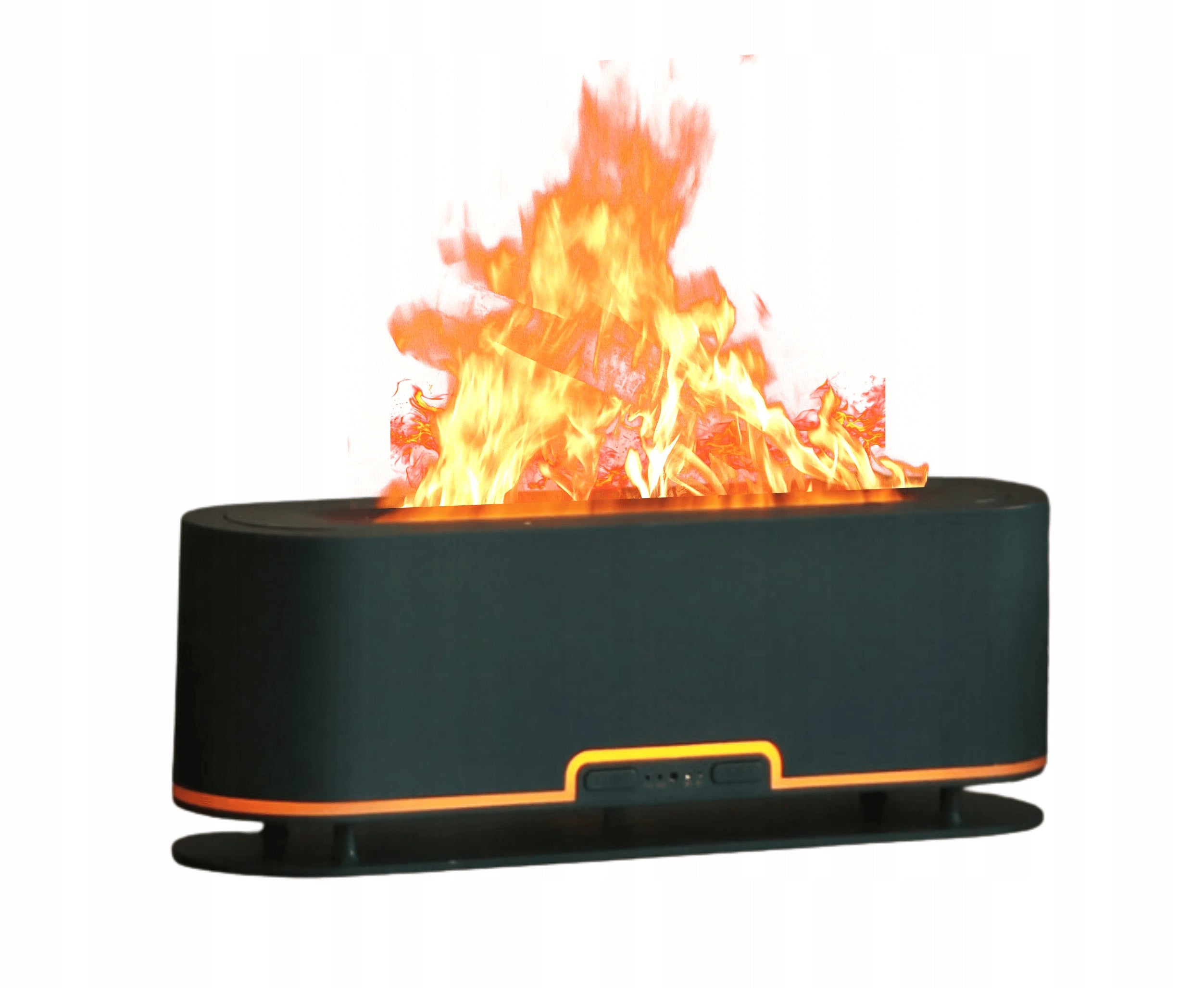 Air humidifier aromatherapy fireplace flame effect