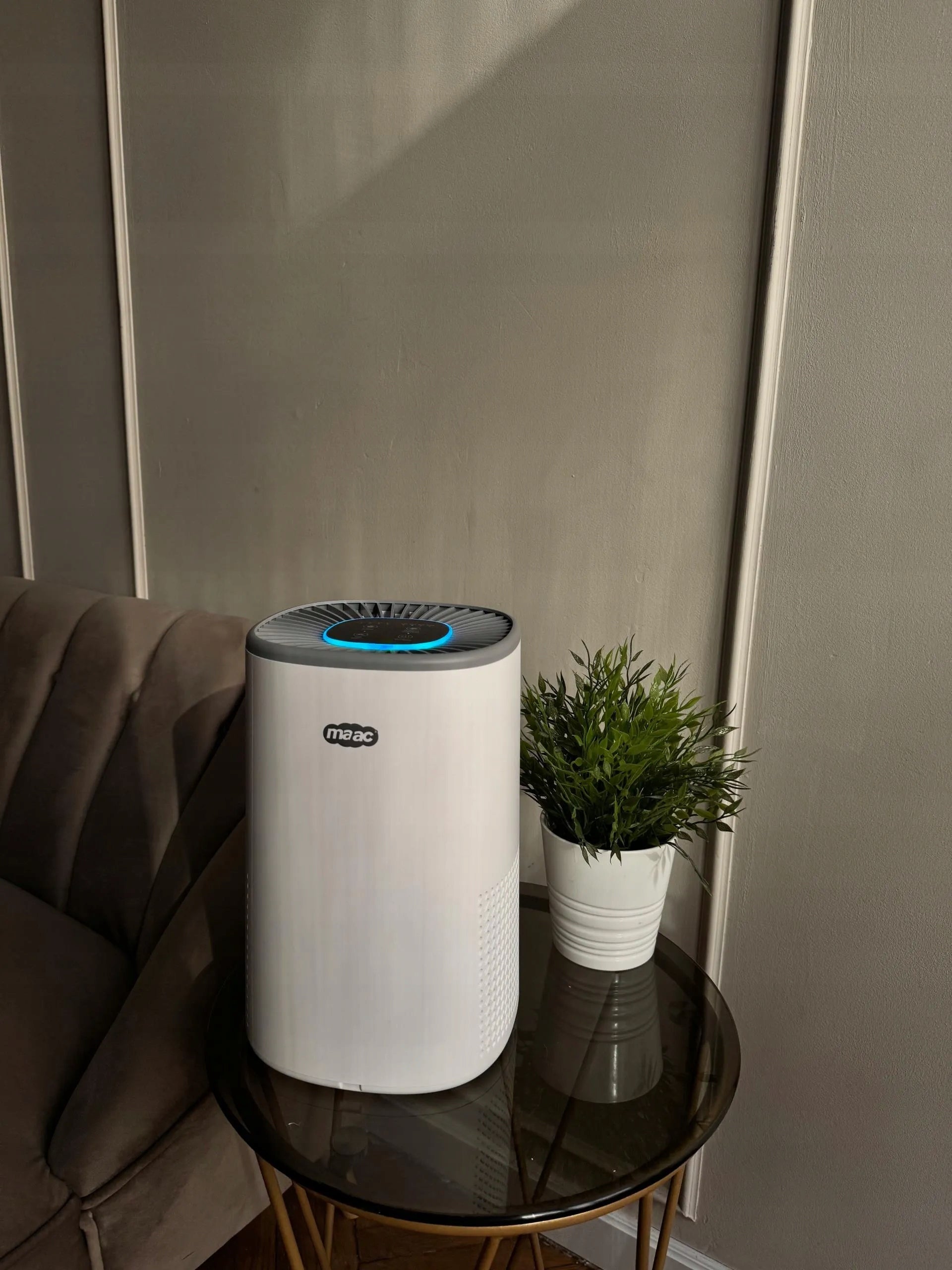 Air purifier MAAC18 m² Carbon+ HEPA+UV filter anti-allergic 22dB Packaging status original
