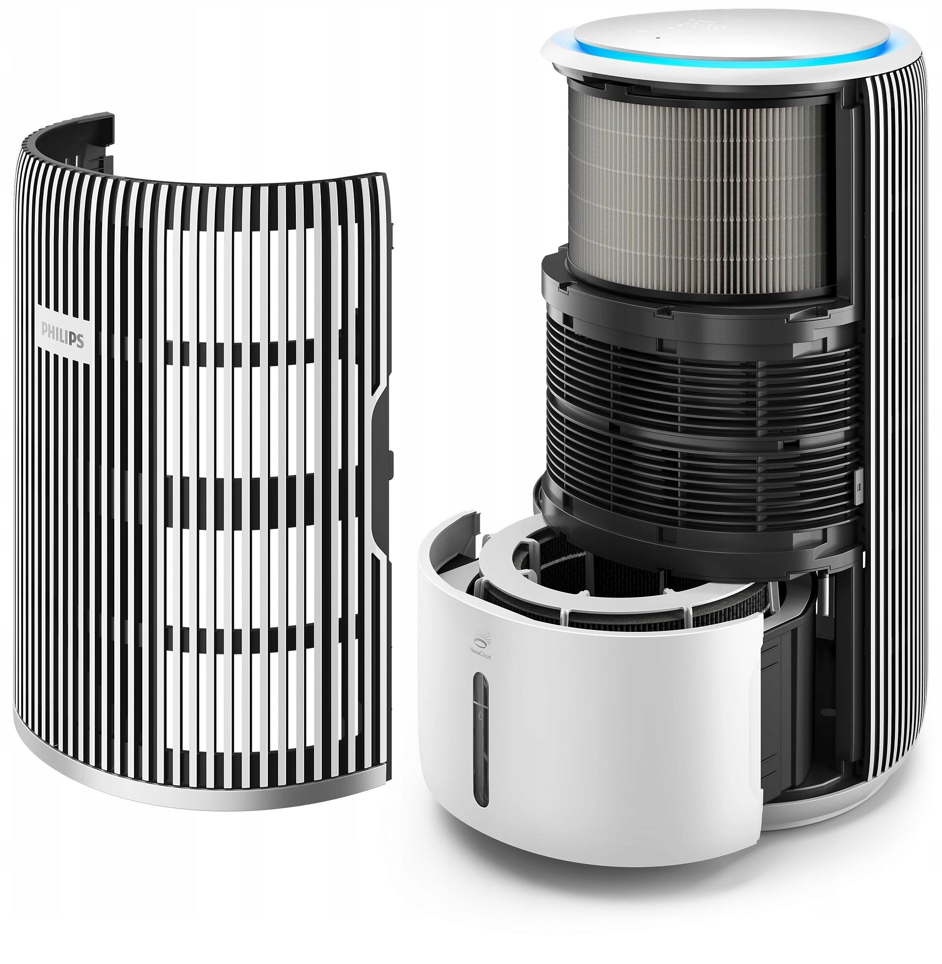 Air purifier PHILIPS AC3420/10 White and silver Filters HEPA