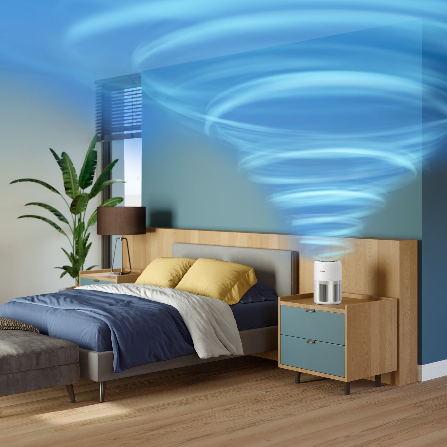 Air purifier Philips AC0950 HEPA WiFi NanoProtect up to 65m² Sleep Mode Power 23 W